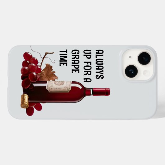 Red Wine Time Telefoonhoesje Case-Mate iPhone Case (Achterkant (horizontaal))