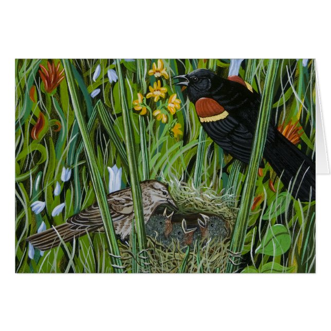Red Wing Blackbird (Voorkant Horizontaal)