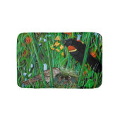 Red Wing Blackbird Bath Mat (Voorkant)