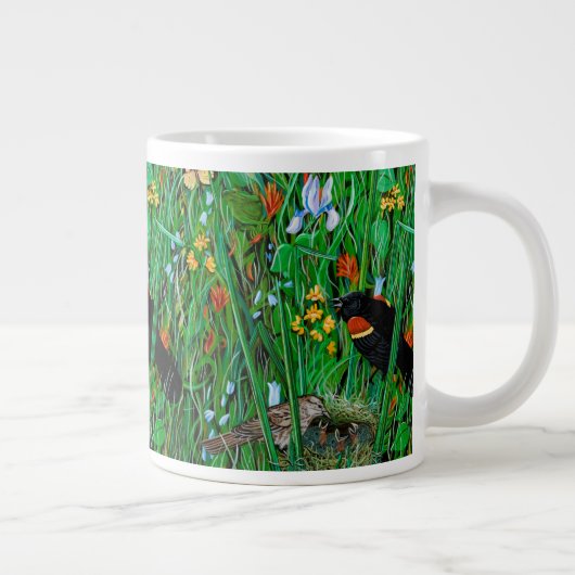 Red Wing Blackbird Coffee Cup Grote Koffiekop (Rechts)