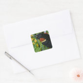 Red Wing Blackbird Vierkante Sticker (Envelop)