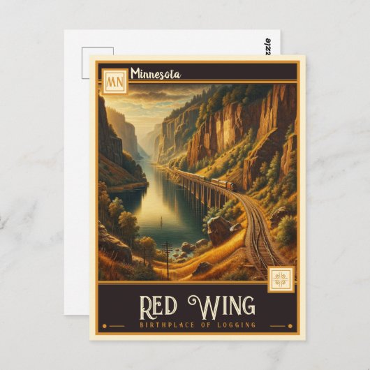 Red Wing, Minnesota |  Briefkaart (Voorkant / Achterkant)