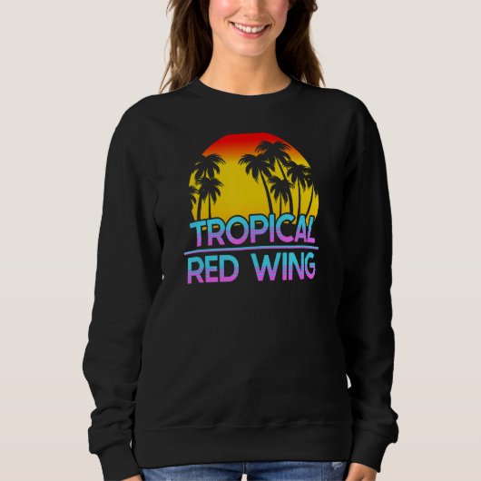 Red Wing Minnesota Funny Ironic Weather Trui (Voorkant)