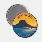 Red Wing Minnesota Magneet (Voorkant / Achterkant)