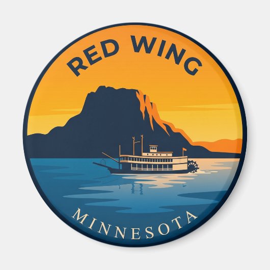 Red Wing Minnesota Magneet (Voorkant)