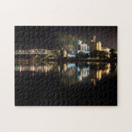Red Wing, MN bij nachtpuzzel Legpuzzel