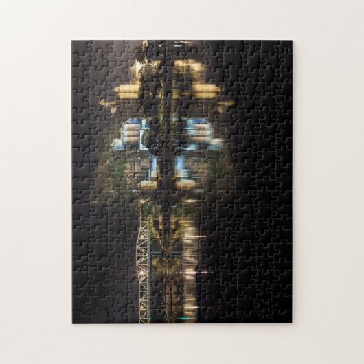 Red Wing, MN bij nachtpuzzel Legpuzzel (Verticaal)