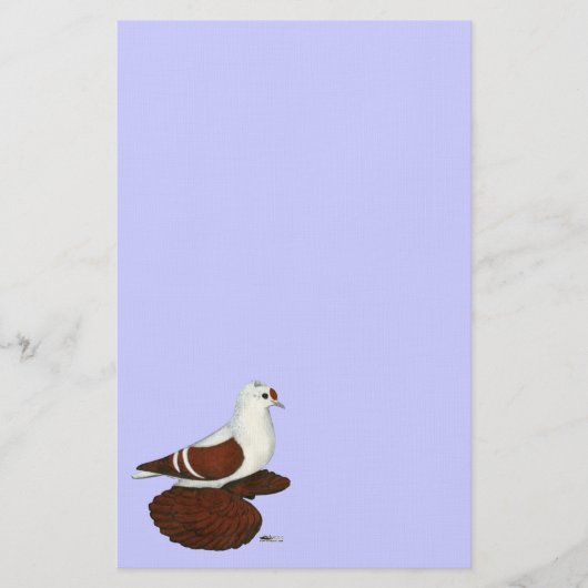 Red Wing Pigeon Briefpapier (Voorkant)