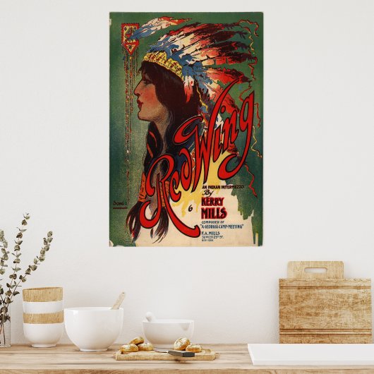 Red Wing Poster (Keuken)