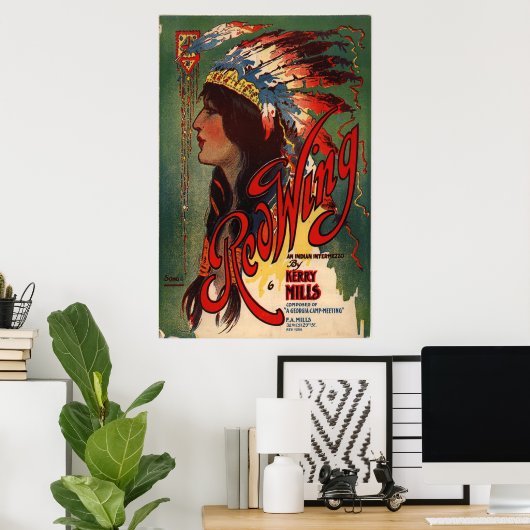 Red Wing Poster (Thuiskantoor)