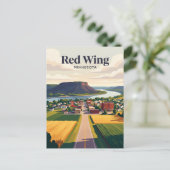 Red Wing USA Briefkaart (Staand voorkant)