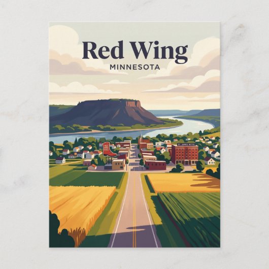 Red Wing USA Briefkaart (Voorkant)