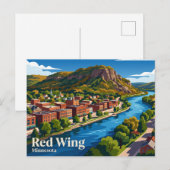 Red Wing USA Briefkaart (Voorkant / Achterkant)