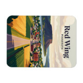 Red Wing USA Magneet (Horizontaal)