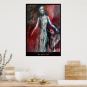 Red Winged Angel Poster (Keuken)