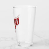 Red Winged Bird Tribal Tattoo Design Glas (Links)