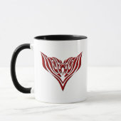 Red Winged Bird Tribal Tattoo Design Mok (Links)