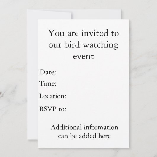 Red-Winged Blackbird, John Audubon Kaart (Achterkant)