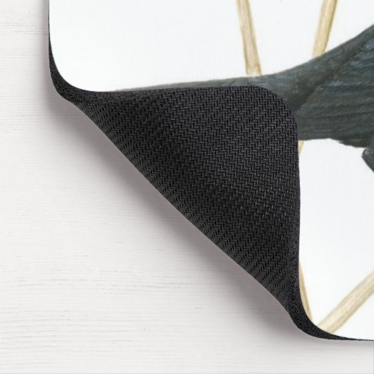 Red-Winged Blackbird Mousepad Muismat (Hoek)