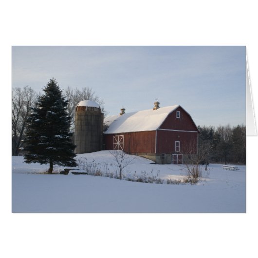 Red Winter Barn (Voorkant Horizontaal)