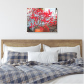 Red Winter Berries - Martha's wijngaard Canvas Afdruk (Insitu (Slaapkamer))