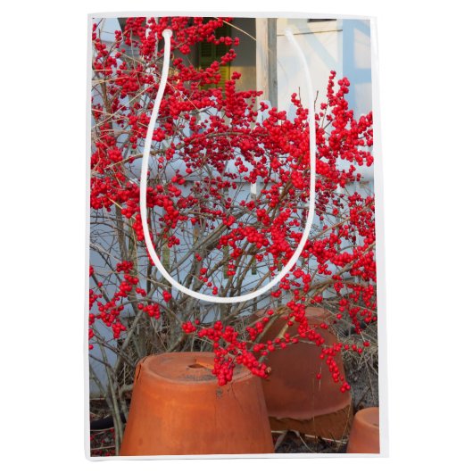 Red Winter Berries - Martha's wijngaard Medium Cadeauzakje (Voorkant)