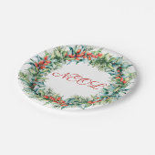 Red Winter Berry Kerstmis Bord (Gekanteld)