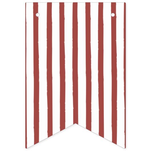 Red Winter Birthday Banner Decor (Eerste vlag)