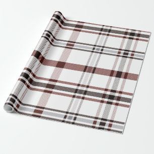 Red Winter Plaid Cadeaupapier