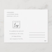 Red Winter Quacking Christmas Ducks Business Logo Feestdagenkaart (Achterkant)