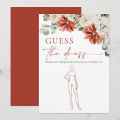 Red Winter Raad Het Jurk Vrijgezellenfeest Spel Kaart (Voorkant / Achterkant)