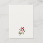 Red Winter Sleigh Books For Baby Baby Shower Informatiekaartje (Achterkant)