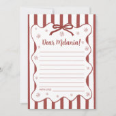 Red Winter Time Capsule Card Kaart (Voorkant)