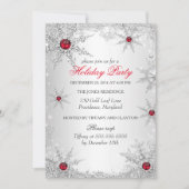 Red Winter Wonderland kerstfeestdag 6 Kaart (Voorkant)