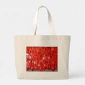 Red Wish Grote Tote Bag (Achterkant)