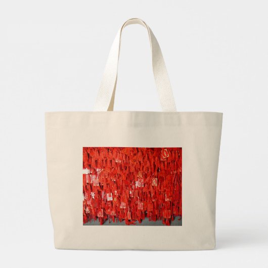 Red Wish Grote Tote Bag (Achterkant)