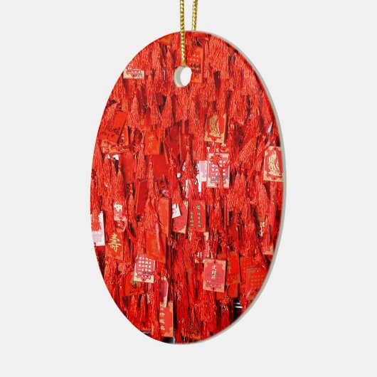 Red Wish Keramisch Ornament (Links)