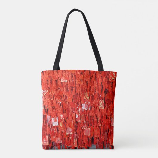 Red Wish Tote Bag (Achterkant)