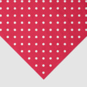 Red With White Polka Dots Tissuepapier (Detail)