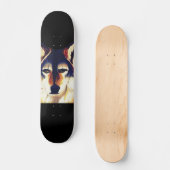 RED WOLF PERSOONLIJK SKATEBOARD (Voorkant)
