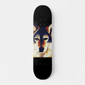 RED WOLF PERSOONLIJK SKATEBOARD (Voorkant)