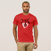 RED WOLF-SHIRT T-SHIRT (Voorkant volledig)