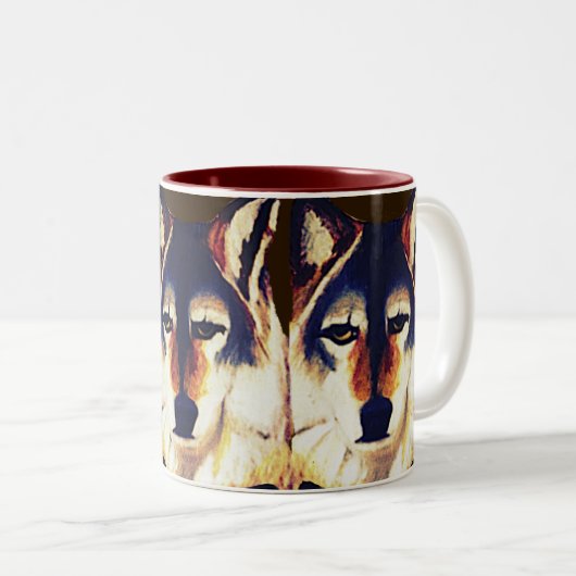 RED WOLF TWEEKLEURIGE KOFFIEMOK (Voorkant rechts)