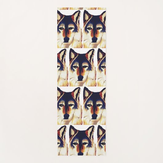 RED WOLF YOGA-MAT YOGAMAT (Voorkant)