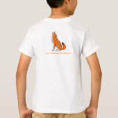 Red WOLVES - Bedreigde dieren grafiek T-shirt (Achterkant)