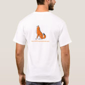 Red Wolves redden - Verenigde Staten - Bedreigd di T-shirt (Achterkant)