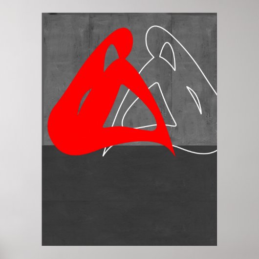 Red Woman Poster (Voorkant)