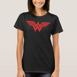 Red Wonder Woman Logo T-shirt