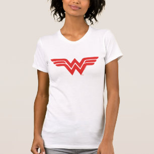 Red Wonder Woman Logo T-shirt
