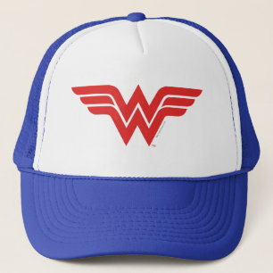Red Wonder Woman Logo Trucker Pet